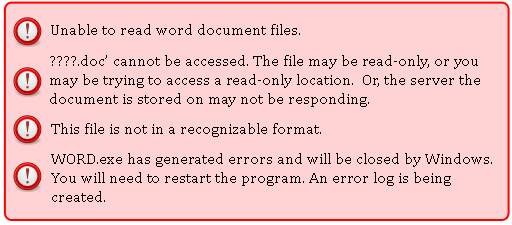 Word Error