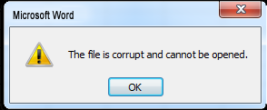 Word File Error